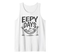 Cute Eepy Days Cat Sleeping Kitty Women Girl Sleepy Cat Meme Canotta