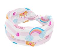 Cute Elements Little Princess - Fascia per capelli larga da donna, morbida fascia per capelli a turbante, fascia antiscivolo, fascia elastica per sudore, yoga, allenamento, bandana con nodo incrociato