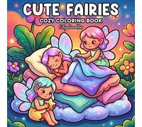 Cute Fairies: Cozy Coloring Book with Adorable Magical Scenes for Calm and Creative Moments