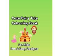 Cute fairy tale colouring book