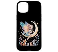 Cute Fairy Tales Magic Moon Animals Mythical Girl Custodia per iPhone 15 Plus