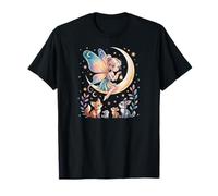 Cute Fairy Tales Magic Moon Animals Mythical Girl Maglietta