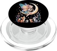Cute Fairy Tales Magic Moon Animals Mythical Girl PopSockets PopGrip per MagSafe