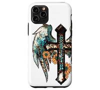 Cute Faith Western Cross For Christian Summer Country Boho Custodia per iPhone 11 Pro