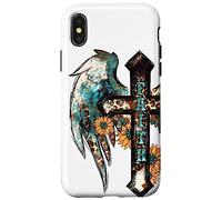 Cute Faith Western Cross For Christian Summer Country Boho Custodia per iPhone X/XS