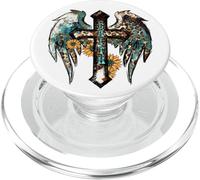 Cute Faith Western Cross For Christian Summer Country Boho PopSockets PopGrip per MagSafe