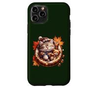 Cute Fall Cat Graphic For Cat Grandma And Autumn Kitten Mom Custodia per iPhone 11 Pro