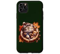 Cute Fall Cat Graphic For Cat Grandma And Autumn Kitten Mom Custodia per iPhone 11 Pro Max