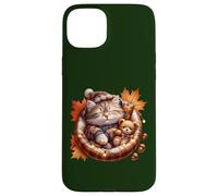 Cute Fall Cat Graphic For Cat Grandma And Autumn Kitten Mom Custodia per iPhone 15 Plus
