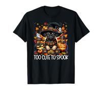 Cute Fall Dog And Halloween Pug Puppy Is Too Cute To Spook Maglietta