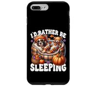 Cute Fall Frenchie For Cozy Season Id Rather Be Sleeping Custodia per iPhone 7 Plus/8 Plus