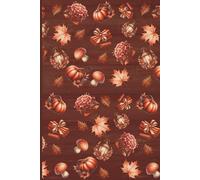 Cute Fall Themed 6x9 inch Composition Notebook, 120 Pages, College Ruled, Gift for Fall, Perfect for Taking Notes, Easy Carrying to Work or School