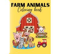 Cute Farm Animals coloring book for kids