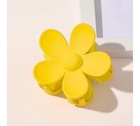 Cute Flower Claw Clip Hair Clips for Women Girls Kids, 2/10 Pcs Large Matte Hair Jaw Clips Teen Girls Trendy Stuff Hair Clips For Thick Hair Accessories Gifts(Color:Deep Yellow*2pcs)