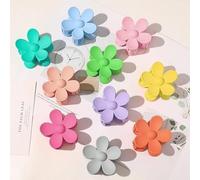 Cute Flower Claw Clip Hair Clips for Women Girls Kids, 2/10 Pcs Large Matte Hair Jaw Clips Teen Girls Trendy Stuff Hair Clips For Thick Hair Accessories Gifts(Color:All Color*10pcs)