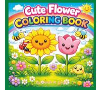 CUTE FLOWER Coloring Book