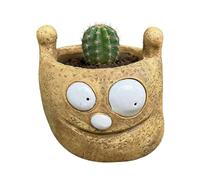 Cute Flower Pots, Facial Expression Modern Resin Desk Decor, Cactus Planter Funny Pots For Plants, Garden Decor Accessory, Flower Pot's With Creative Design For Home Bedroom Kitchen Farmhouse Indoor