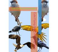 Cute Flying Bird Colouring Book