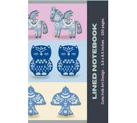 Cute Folk Art Notebook: Adorable Scandinavian Animal Design | 150 Lined Pages for Daily Writing & Journaling