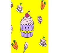 Cute Food A5 Notebook Collection - Squared Pages: A Cute A5 Notebook for School, Journaling and Creative Writing.