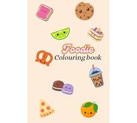 Cute food colouring book