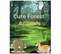 Cute Forest Animals - Colouring Book for kids