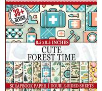 Cute Forest Time Scrapbook Paper: Nature Inspired Patterns, Designs for Scrapbooks, Collages, Paper Crafts