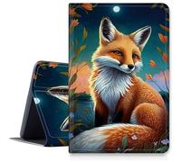 Cute Fox Custodia per Samsung Galaxy Tab A8 10,5 pollici 2022, antiurto in pelle PU pieghevole custodia sottile con auto sleep/wake per Galaxy Tab A8 2022 modello SM-X200/X205/X207