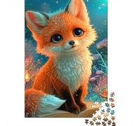 Cute Fox Fantasy Puzzle Da 1000 Pezzi Puzzle Adulti Paesaggi Giochi Rilassamento E Intelligence Per Adulti E Bambini A Partire Da 12 Anni 52x38cm/1000pcs