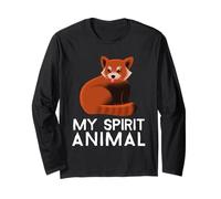 Cute Fox My Spirit Animal Funny Fox Maglia a Manica