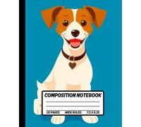 Cute Fox Terrier Composition Notebook Wide Ruled: A Lively, Alert Fox Terrier With Endless Energy and a Bright Expression