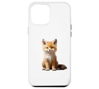 Cute Fox Theme Illustration Animal Lover Custodia per iPhone 12 Pro Max