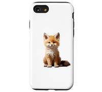 Cute Fox Theme Illustration Animal Lover Custodia per iPhone SE (2020) / 7/8