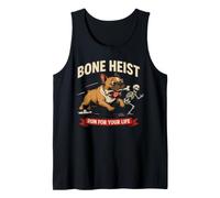 Cute Frenchie Run for Your Life Bulldog Francese di Halloween Canotta