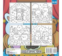 Cute Friends Bold and Easy Coloring Book