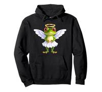 Cute Frog Love Cupid Date San Valentino Felpa con Cappuccio