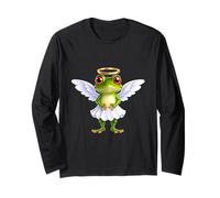 Cute Frog Love Cupid Date San Valentino Maglia a Manica