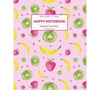 Cute Fruit Composition Notebook: A Cute, Girly & Pink College-Ruled Notebook for School Notes, Journaling, Writing & Doodling