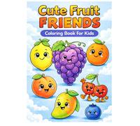Cute Fruit Friends: Coloring Book for Kids