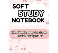 Cute Fruit Lined Notebook for School & University - 100 Pages Study Notes Journal for Girls & Students: Aesthetic Soft Fruit Writing Notebook for Note ... Classwork, Daily Journaling & Organization
