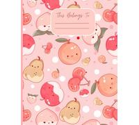 Cute Fruit Notebook / College Ruled Pages