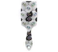 Cute Fun Vivid Black White Creatures spazzola per capelli, spazzola districante per capelli, spazzola per capelli da donna