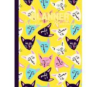 Cute Funky Cat Planner: Kawaii Funny Cat Daily Weekly Monthly Notebook Organizer, Time Management Schedules, Color interior Large Paper 8.5"x11" - 100 Pages