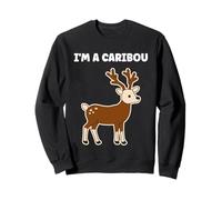 Cute Funny caribous Animals Little Simple I'm a Caribou Felpa