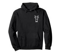 Cute Funny caribous Animals Little Simple Simple Caribou Felpa con Cappuccio