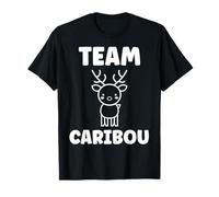 Cute Funny caribous Animals Little Simple Team Caribou Maglietta