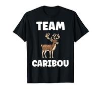 Cute Funny caribous Animals Little Simple Team Caribou Maglietta
