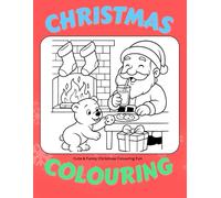 Cute & Funny Christmas Colouring Book: 30 Fun & Easy Christmas Colouring Pages