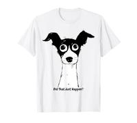 Cute Funny Dog È Appena Successo? Meme Divertenti per Cani Maglietta