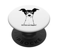 Cute Funny Dog È appena successo? Meme divertenti per cani PopSockets PopGrip Adesivo